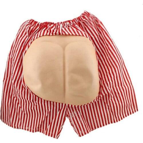 Halloween Gift Fake Ass Spoof Tricky Funny Toys Butt Pants Shorts Bar Explosions Christmas Gifts Funny Toys