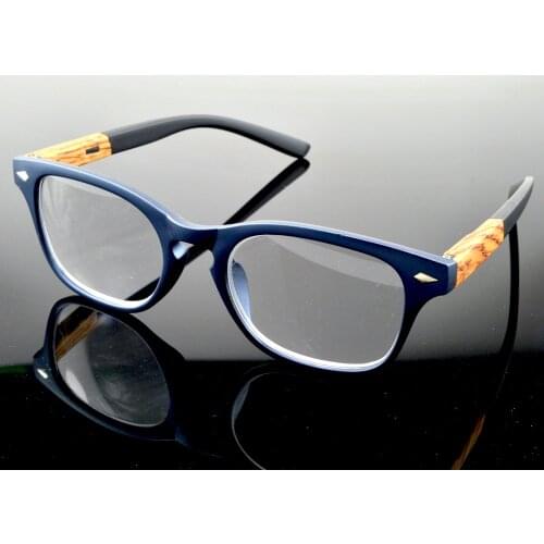 Clara Vida= Luxury 2021 Classic Retro Wood Grain Frame Anti-fatigue Lens Fashion Reading Glasses +0.75 +1 +1.25 +1.5 +1.75 To +4