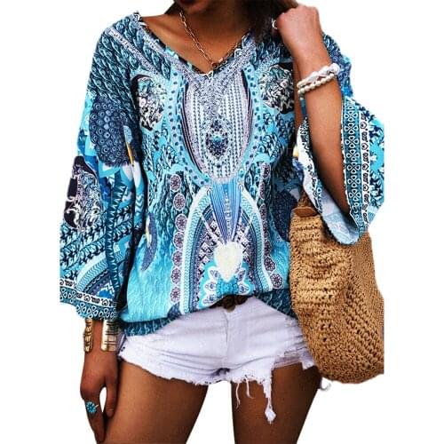Shuangfuxiang Blue Blouses