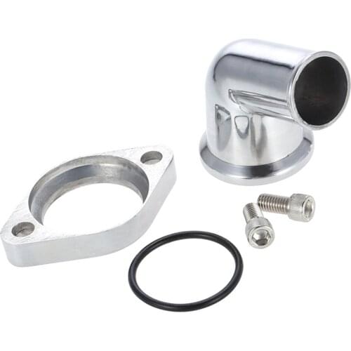 SBC Oxidation Resistance Polished Aluminum 15° Swivel Water Neck fits for Chevy 226 283 305 305