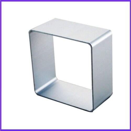 Party Square Aluminum alloy Biscuit cutters cooking tool Fondant Gum Paste Mold Cake Decorating Clay Resin sugar Candy