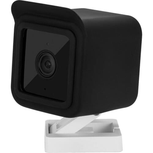 2pcs Waterproof Case for Wyze Cam V3 Security Camera Protective Cover Skin Silicone Case Mount Bracket for Wyze Cam V3