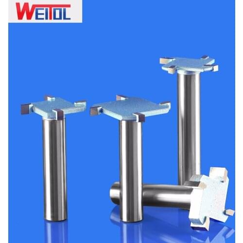 WeiTol free shipping 1 pcs Milling Cutter Router Industrial grade T Bit Woodworking Tools Wooden Para CNC wood cutting