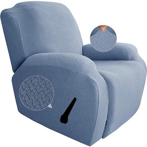 Jacquard Recliner Sofa Cover All-inclusive Lazy Boy Chair Covers Spandex Massage Lounger Cover Single Seater Couch Slipcovers
