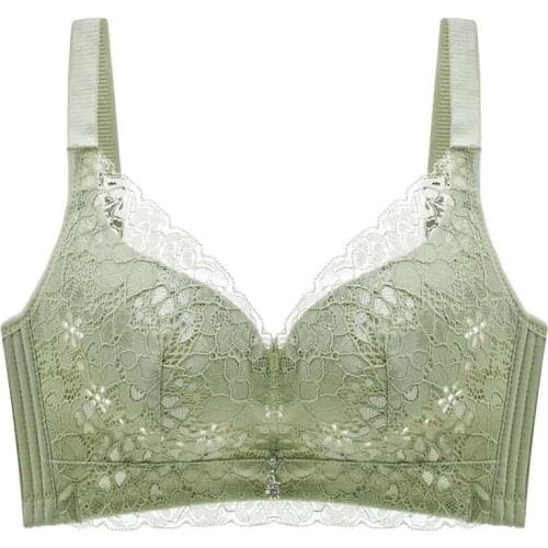 Women Lace Bra Thin Cup Breathable Wireless Bralette Push Up Bras Size A B C Lingerie Underwear Ropa Interior Femenina Sexy
