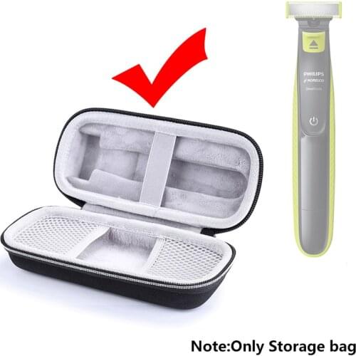 Hard Case for Philips OneBlade MG3750 7100 Shaver Accessories EVA Travel Bag Storage Pack Box Cover Zipper Pouch with Lining