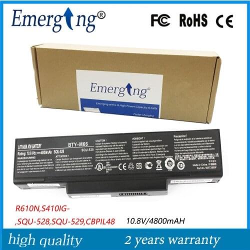10.8V 4800Mah High Quality New Laptop Battery for Hasee SQU-528 SQU-529 SQU-601 SQU-605 SQU-706 Calibrate