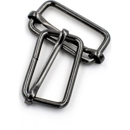 10 pieces/lot)32mm Black Nickel wire. Circle. Square circle. Ms. bag accessories. Metal adjustment buckle. Luggage strap buckle