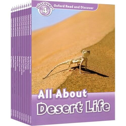 20 Pcs/Set Oxford Read and Discover/Imagine Level 4 English Reading Books Phonics English Story Picture Book