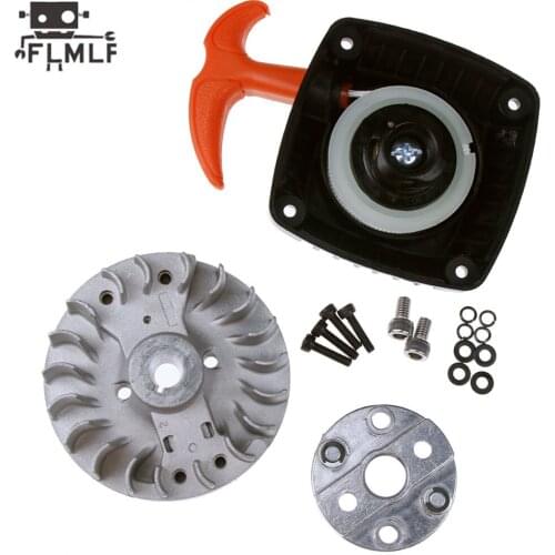 23cc~36cc Engine Easy-Start Pull Starter with Dial Plate & Magnetic Flywheel Fit 1/5 Hpi Rovan Km Baja LT DBXL FG GoPed Redcat