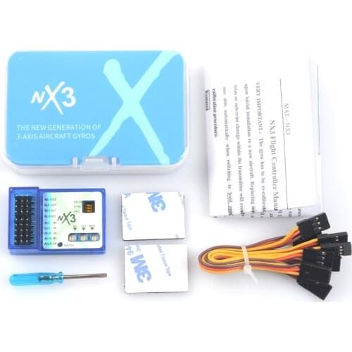NX3 PRO 3D GYRO Flight Controller FC Stabilizer Autobalance for RC Fixed-wing Aircraft Airplane V-tail FPV Racing Drone