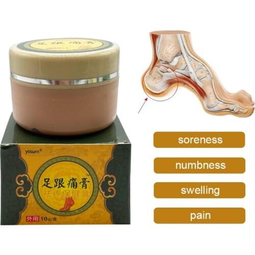 50g Foot Heel Analgesic Ointment For Pain In Joints Treatment Soreness Numbness Pain Relief Cream Arthritis Balm