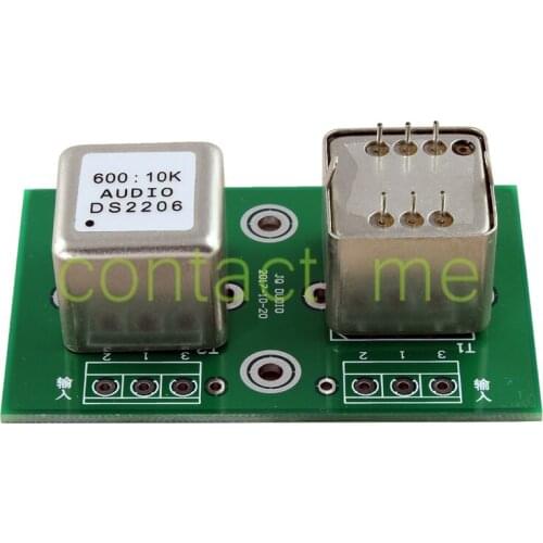 600: 10K permalloy audio transformer, DC resistance 26: 450, balanced and unbalanced interconversion，have center taps