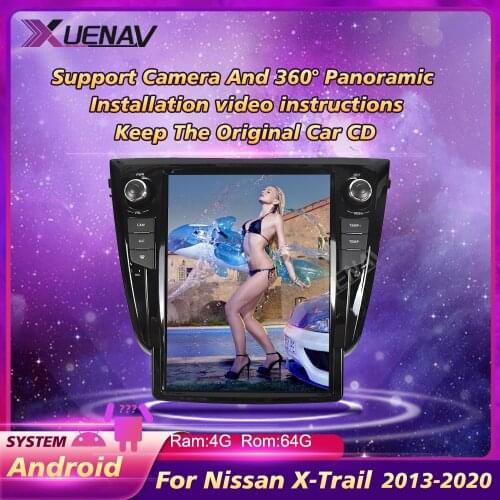 Car GPS Navigation Multimedia DVD player For NISSAN X-TRAIL Qashqai 2013 2014 2015 2016 2017 2018 2019 2020 px6 IPS big screen