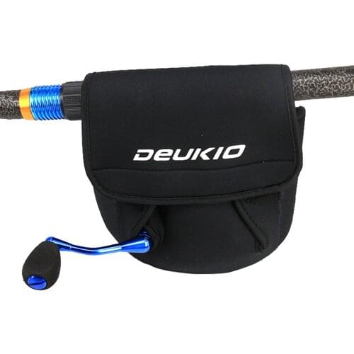 Handmade Rod Spinning Wheel Bag Protective Baitcasting Casting Fishing Reel Bag Cover Diving Material Fishing Gear Bags Case M L