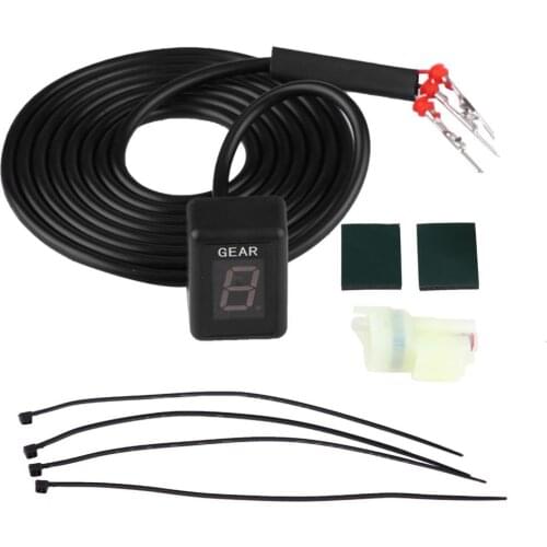 Motorcycle Gear Indicator ECU Plug Mount 6 Speed Digital Gear Indicator Shift Lever Display for Kawasaki Car String New
