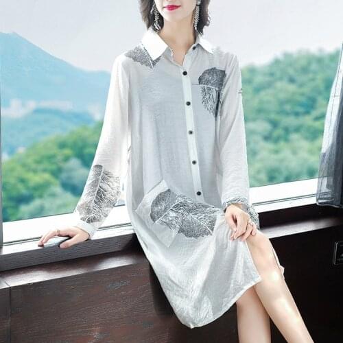 Модные платья-рубашки FT-SHY China At AliExpress