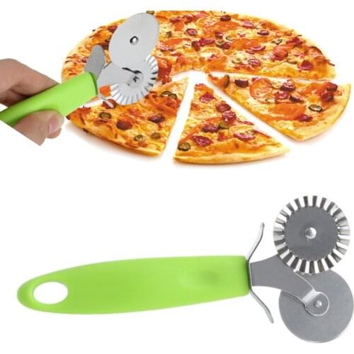 K5DC Stainless Steel Round Roller Cutter Pizza Hob Wheel Knife Pastry Dough Tools New