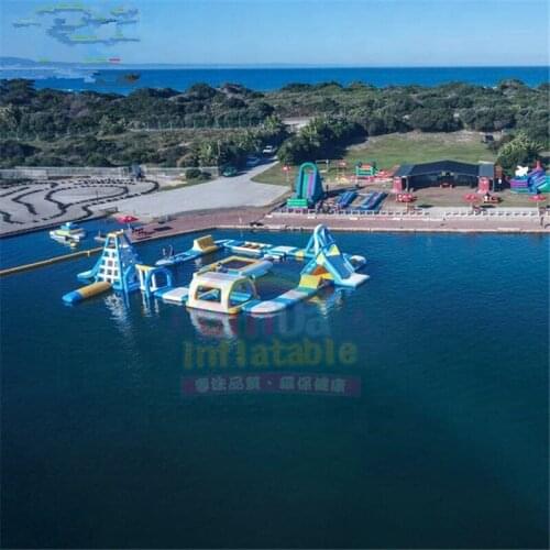 Commercial Large Inflatable Floating Water Park Sea Aqua Games