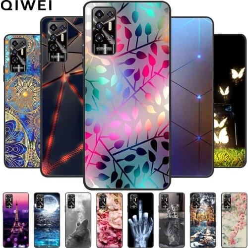 For Tecno Pova 2 Case Fashion Soft TPU Silicone Back Cover for Tecno Pova 2 2021 Phone Cases for Pova2 LE7 Shells Coque Fundas