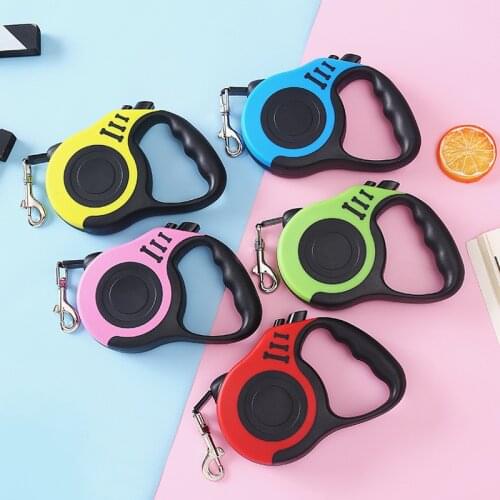 Outdoor Dog Leash 3M 5M Long Dog Accessories Pet Dog Automatic Retractable Dog Chain Dog Belt