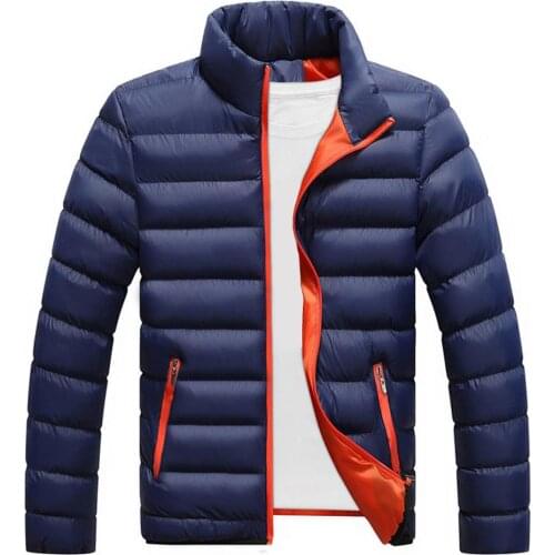 Casual Mens Jackets Coat Winter Warm Down Jacket Coat Casual Jacket Sports Slim Jacket Streetwear Coats Men Outerwear Coats