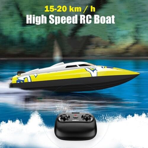 RC Racing Boat Toy For Kids Children Brushless Electronic Remote Control Boat 2.4GHz 4 Channel 20km/h High Speed Rc Speed Boat