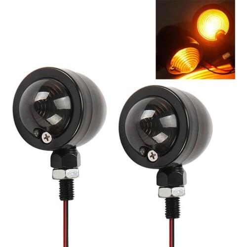 2pcs Motorcycle Bullet Turn Signals light For Honda Shadow Spirit VT VLX VF 600 700 750 1100 VTX 1300/Yamaha V-Star XVS 650 1100