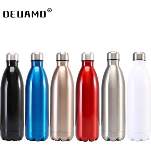 350/500/750/1000ml LOGO Custom Thermos Bottle Vacuum Flasks Stainless Steel Water Bottle for drinkingPortable Sports Gift Cups