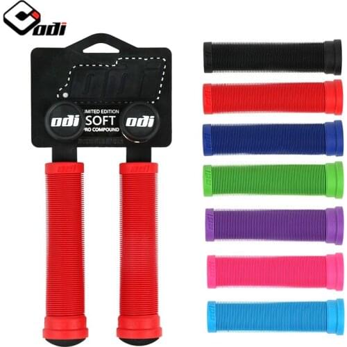 ODI Bicycle Handlebar Grips Silica Gel Handlebar Grip Non-slip Shock-absorbing Handlebar Cover Downhill Folding Bike Bike Grip