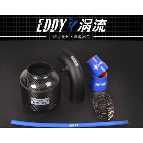 Top high flow power up intake air filter for Mercedes Benz C-class C250 W204 1.8T 2013 Carbon fiber filter intake system