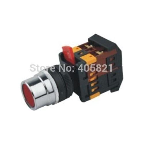 220VAC Push Button Switch With Lamp Inside 1NO+1NC ABLF-22&25 Red/Green/Yellow