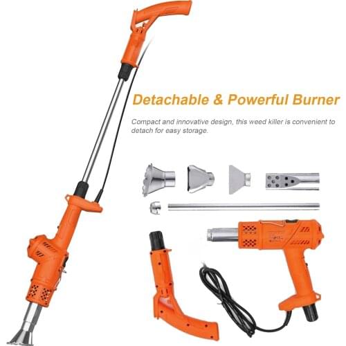 3 in 1 Electric Weed Burner Hot Air Weed Torch Barbecue Lighter Electric Weeder Thermal Weeding Stick Kitchen BBQ Igniter Tool