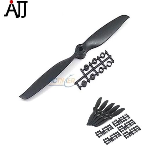 5pcs/bag Rctimer 9x6 9060 Precision Sport Propeller with Shaft Adapter Black Color Pro 5*9x6E Props