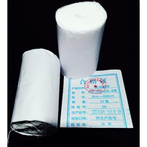8*600cm One Pack of Ten Rolls of Pure Cotton High-quality Non-fat Gauze Dressing Roll