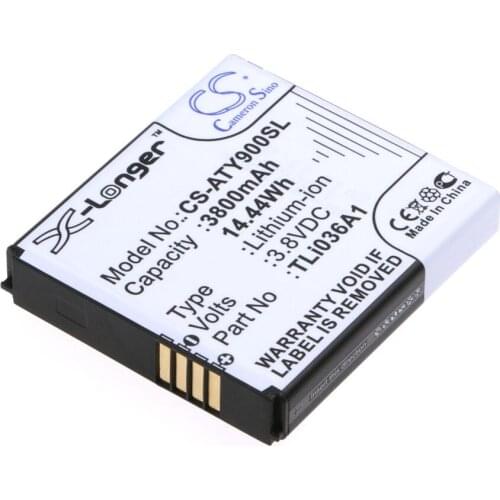 Cameron Sino 3800mah battery for ALCATEL One Touch Link 4G+ Y900 Y901NB Y900NB TLi036A1