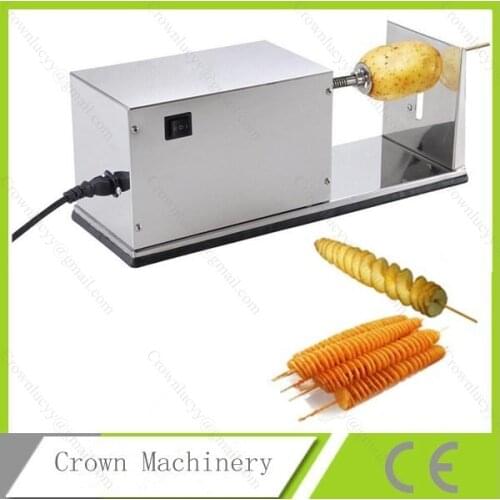 Automatic potato Cutter Machine;Twister Spiral Potato Chips Machine