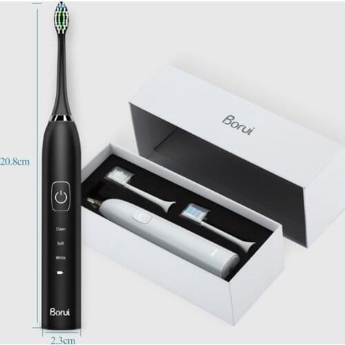 Automatic Toothbrush Adult Electric Sonic Teeth Brush Smart Timer USB Wireless Charging Base IPX7 Tooth Brush Head Replacement