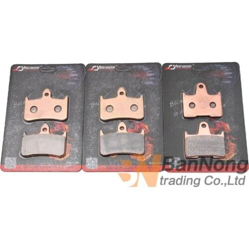 For HONDA CB1300 X4 DC DCV DCW DCX DCY 1997 1998 1999 2000 Motorcycle Parts Front & Rear metal sintering Brake Pads Kit