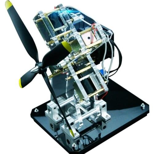 Star engine electromagnet engine multi cylinder engine engine engine model