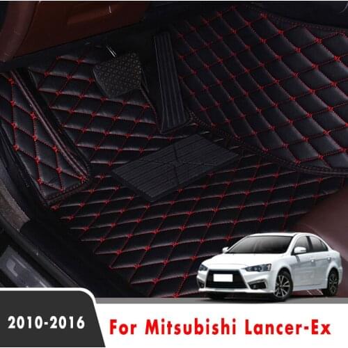 Carpets Car Floor Mats For Mitsubishi Lancer-Ex 2016 2015 2014 2013 2012 2011 2010 Auto Accessories Decoration Styling Protect