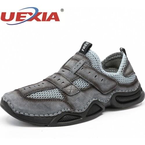 Fashion Men Sneakers Leather Casual Shoes Breathable Outdoor Lightweight Walking Flats Zapatillas Hombre Handmade Outdoor Sport