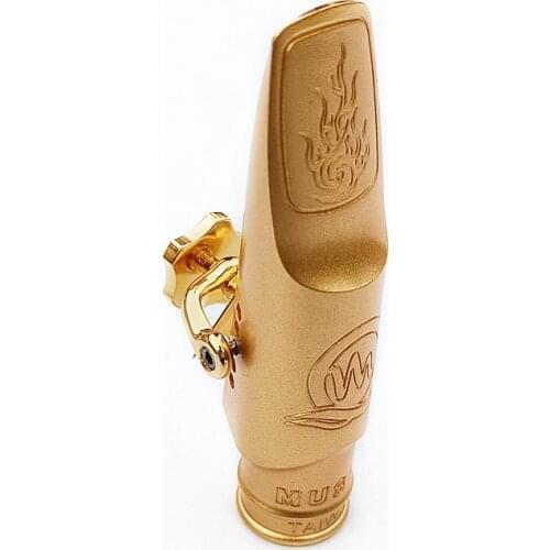 Metal Tenor Soprano Alto Saxophone Mouthpieces Professional Sax Mouthpiece Accessories Gold Plating