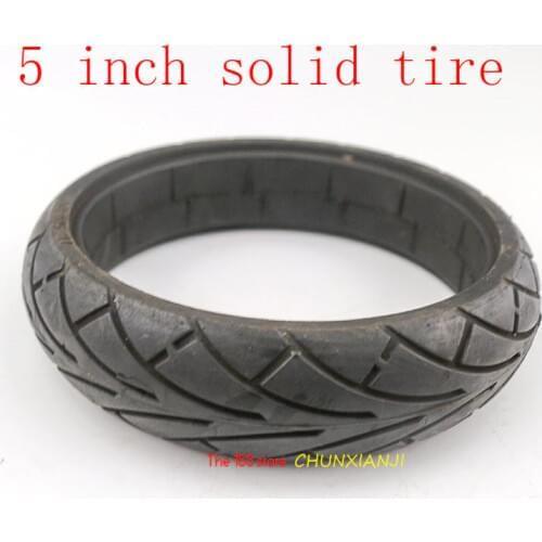 Lightning shipment size 5 inch tires solid tyres fit 5inch Wheelbarrow ,electric scooter wheels high quality