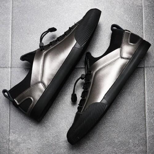 Mens casual leather shoes Fashion Sneakers Footwear Rubber Warm Male Flats Shoe Winter Mens Shoes Sales Man Designer 4.5