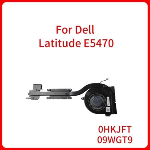 Original 0HKJFT 09WGT9 Laptop Cooling Radiator Fan For Dell Latitude E5470 5470 CPU Cooling Fan Heatsink CPU Fan with Heatsink