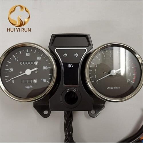 Readable Speedometer Gauge Panel Motorcycle Odometer Instrument LED KM/H Racer ATV for GS