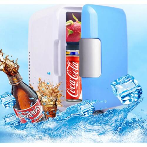 Portable Car Freezer 4L Mini Fridge Refrigerator Car Home Dual Use Car Fridge 12V Portable Cooler Heater Travel Refrigerator