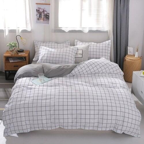 Luxury Bedding Set Duvet Cover 220x240 Nordic Bed Linen Sheet Single Double Queen King Size Cotton Quilt Covers With Pillowcase
