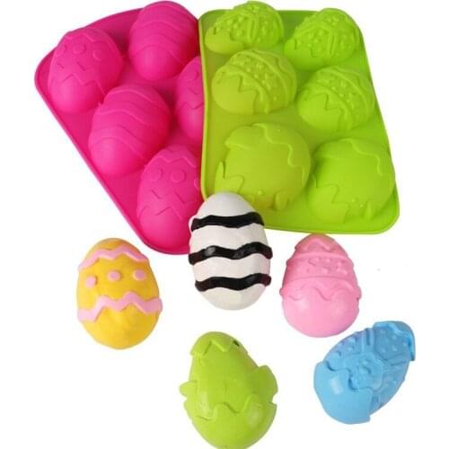 Funny Easter Egg Shape Silicone Moulds Chocolate Mould Cake Dough Baking Ice Cube Tray
